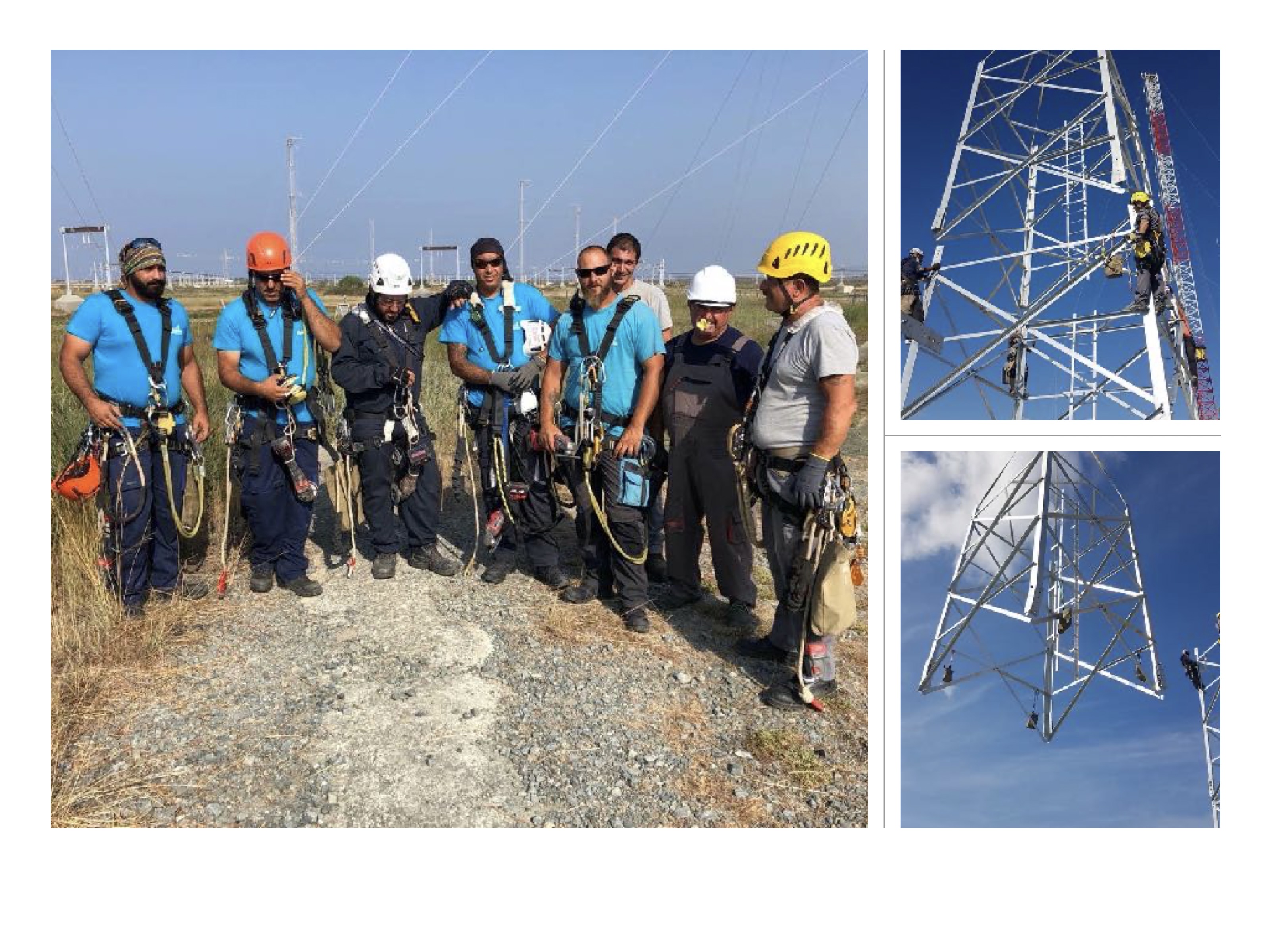 Engineering team in field deployment environment.